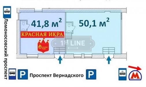 Продажа и аренда коммерческой недвижимости по адресу ЮЗАО, м. Университет, Ломоносовский проспект, дом 23, объявление №ЭК987