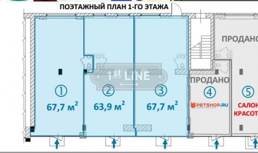 Аренда коммерческой недвижимости по адресу ЦАО,  м. Фрунзенская,  ул. Комсомольский проспект, дом 19, объявление №ЭК379-a